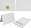 50 Pack White A6 Envelopes by Toperd