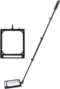 Under Vehicle Inspection Mirror with LED Light Adjustable Length,Rechargeable Inspection Mirror for Entry Security,Parking Lot Security,auto Maintenance,Equipment Inspection