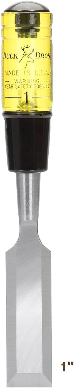 Buck Brothers 120106BC Professional 1'' Inch Wood Chisel, Yellow