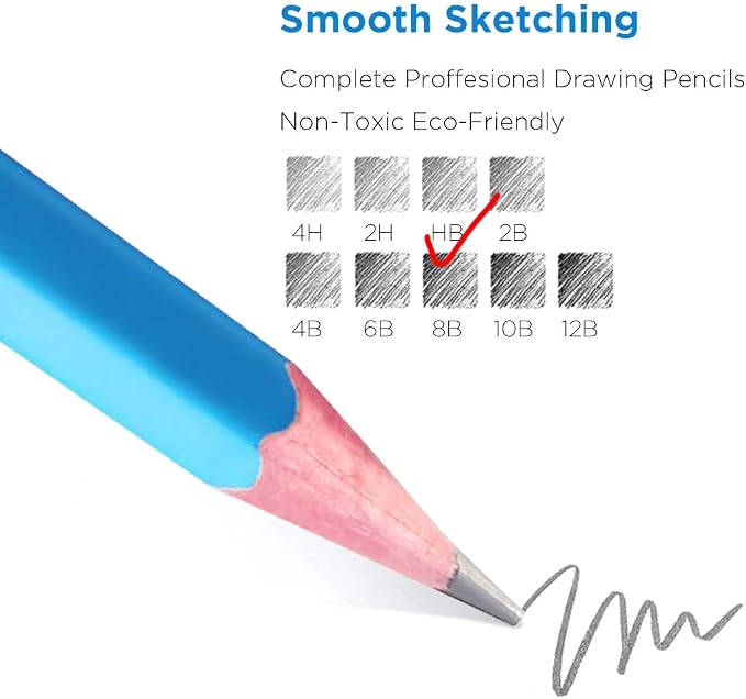 Sketch Pencils for Drawing HB, Sketching & Doodling | Graphite Pencil for - Image 3