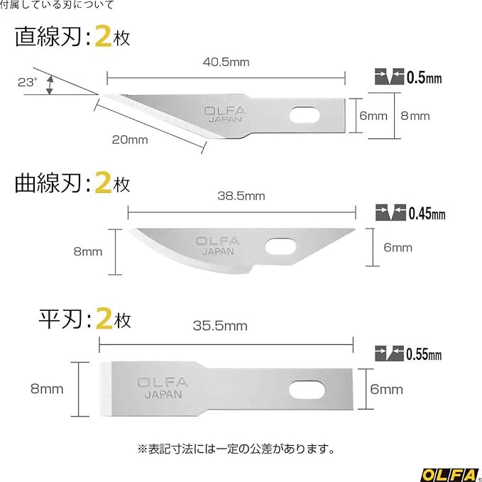 OLFA Saw & Art knife & Spare blade - Image 3