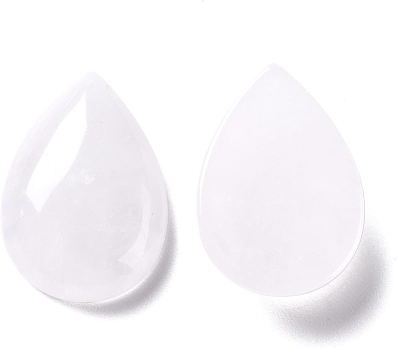 Fashewelry Natural Teardrop Flat Back Cabochons Beads - Image 3