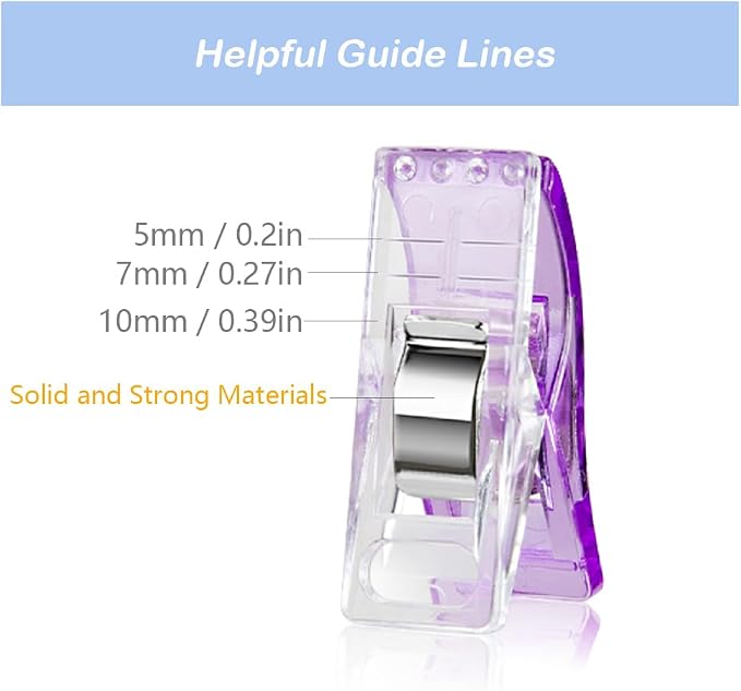 500 Pcs Multipurpose Quilting Clips Premium Sewing Clips - Image 2
