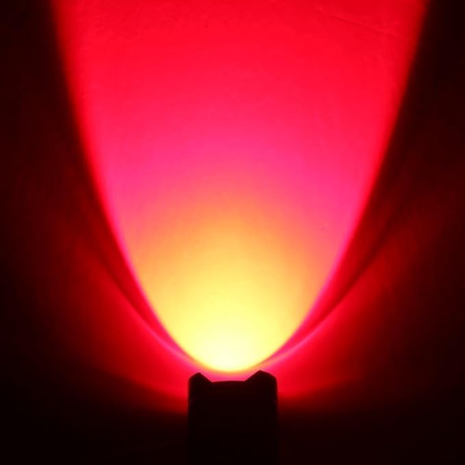 High Power 1 Mode Red LED Flashlight, Single Mode Red Flashlight, Night - Image 8