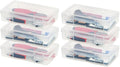 IRIS USA Clear Storage Cases, |Made in USA|, Plastic Bead Organizing Containers by IRISUSA