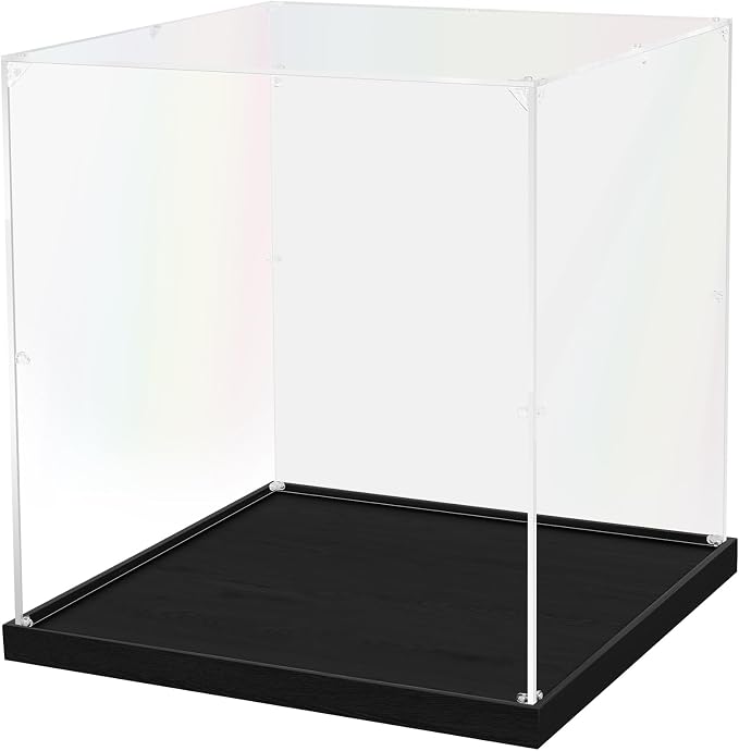 JUJOMAT Acrylic Display Case for Collectibles Clear Acrylic Display Box for by JUJOMAT