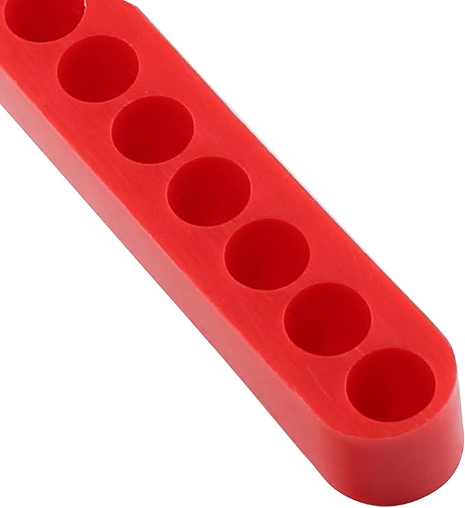20Pcs Hex Shank Screwdriver Bit Holder Set, Plastic Screwdriver Head Storage Case, Drill Bit Storage Case, Screwdriver Head Holder Organizer, Including 10, 11, 12, 15-Holes