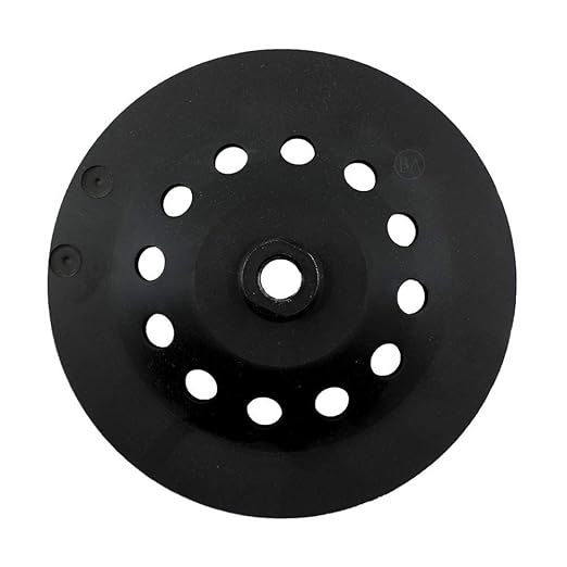 Benchmark Abrasives 7 Inch Concrete Grinding Wheel Turbo Diamond Cup Wheel with 5/8"-11 Arbor Hole for Masonry, Marble, Natural Stone, Concrete Grinding Wheel - Angle Grinder Attachments (7”)