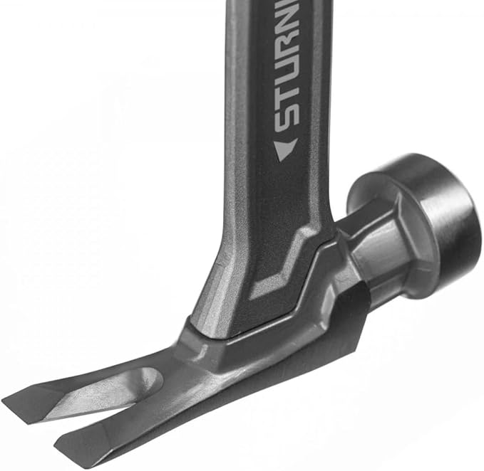 Sturnus Turquoise 13oz Velocity Rip Claw Hammer – 13oz, Lightweight Aluminum & Ergonomic, Pro-Grade with Anti-Vibration Grip (Smooth Head, Short Handle)