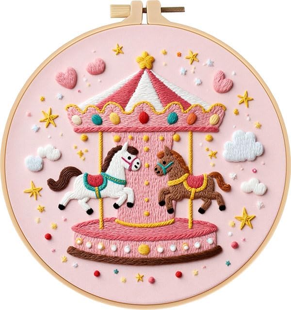 Haootadiy Beginner Embroidery Kit by Haootadiy