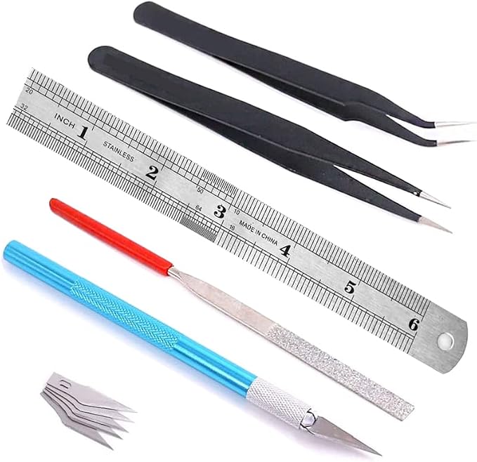 Spilay 16 Pcs Hobby Building Model DIY Tool Kit - Image 5