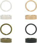 20 Pack Key Ring Keychain 1 Inch Diameter Metal Flat Split Key Chains Rings Mix by ZoloAJay