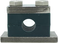 6 1/4'' Heavy Series Tube Clamp, Polypropylene with Galv Plated Steel Hardware, Weld Mounting
