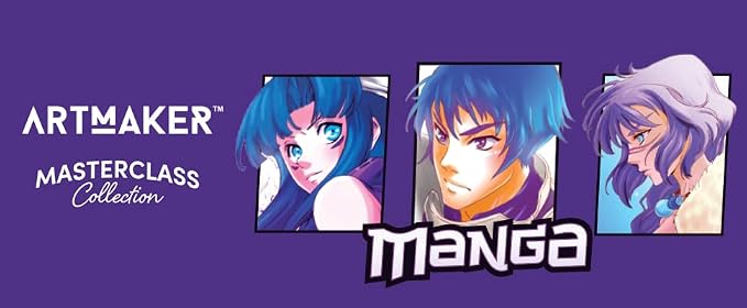 Hinkler Art Maker Masterclass Collection: How to Draw Manga Kit - Image 9