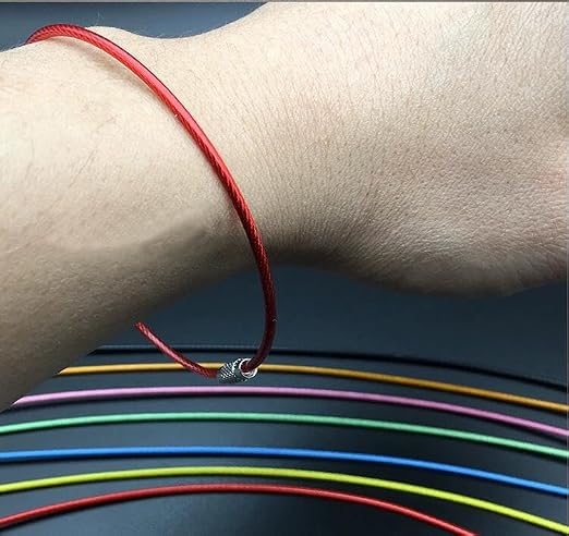 KONMAY Adjustable Wire Bracelets, Key Ring Loop Holders - Image 9