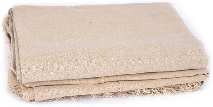 Pottery Special Linen Hessian Cotton Linen Tablecloth Pottery Clay Printing by PreserveMemoriesShapeCreativity