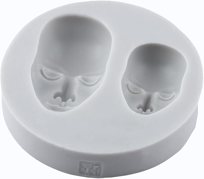 3D Face Polymer Clay Mold Human Face Silicone Molds - Image 3
