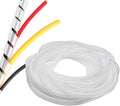 Spiral Cable Wrap - 25 Ft 3/8" Spiral Wire Wrap Cord Covers Bundle Sleeve Hose by ALLWIN