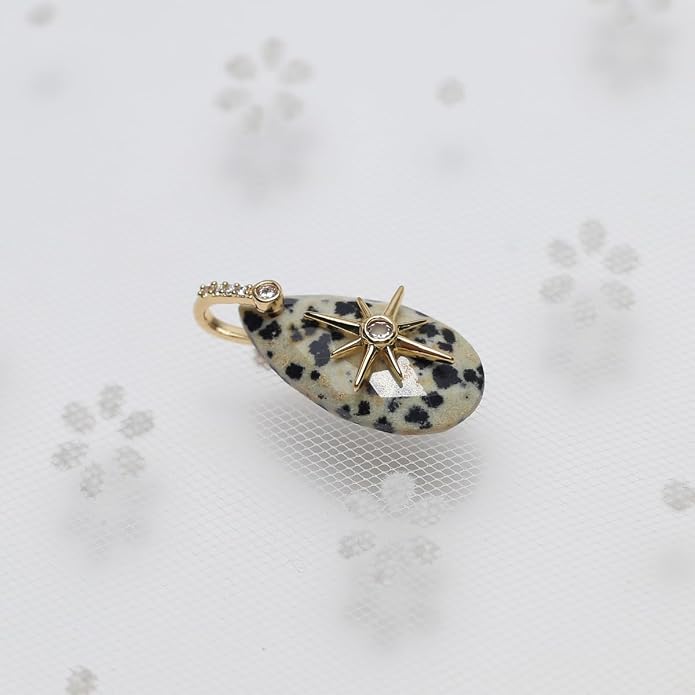 LE SKY Natural Stone Pendants Healing Crystal Gemstones - Image 8
