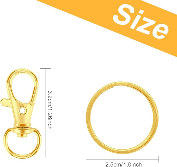 50PCS Metal Lobster Claw Clasp - Image 4