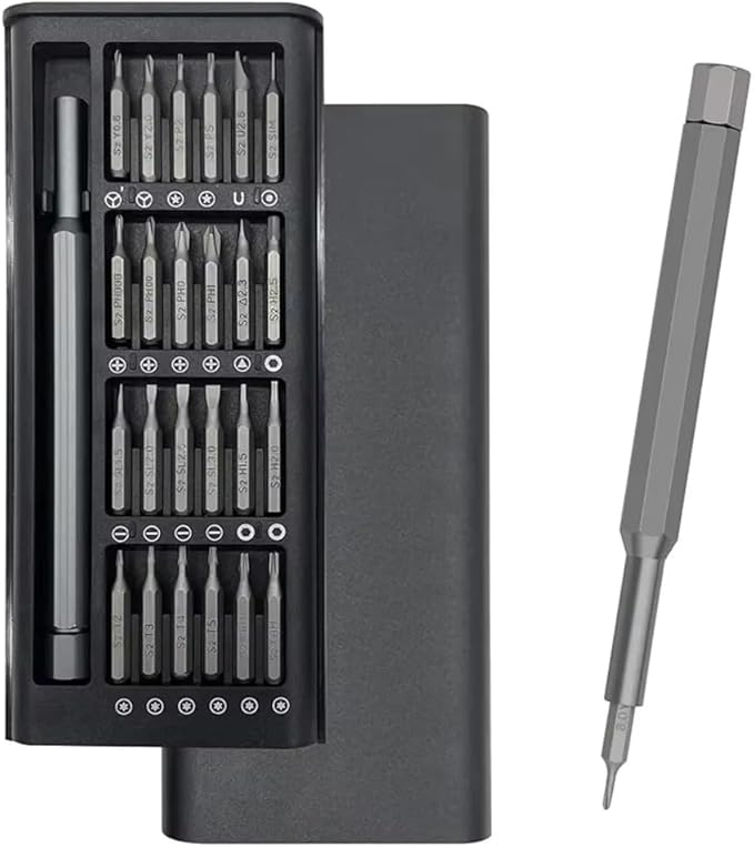 Precision Screwdriver Set, 24 Magnetic Driver Bit Pocket Tool Mini Kit, Repair Tool Kit for Electronics Similar to Xiaomi upgraded version（Precision Screwdriver Set)