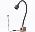 Magnetic Work Light,Three-ColorTemperature,1320Lumen 120v FlexibleGooseneck Work Light withAdjustable Focus and Magnetic Base for Lathe CNC MillingDrill Press SewingMachine Industrial Light