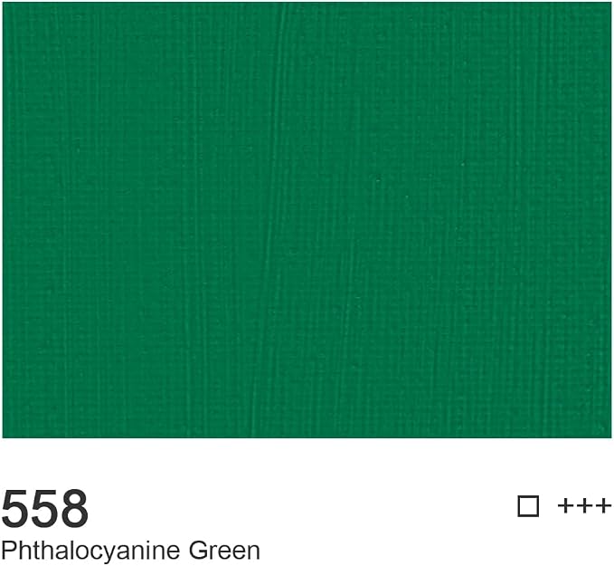 AUREUO Phthalocyanine Green Acrylic Paint, 4 Fl Oz / 120ml Single Tube - Image 2