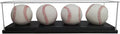 Baseball Display Case for 4 Pack in one, Baseball Holders for Balls Display by WANLIAN