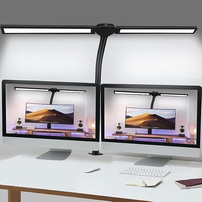 Double Head LED Desk Lamp for Office by vimeepro