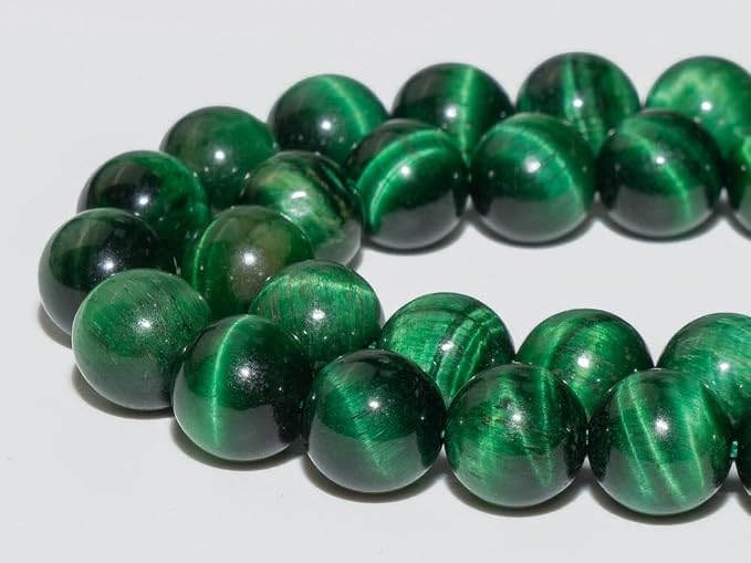 Zenkeeper 108Pcs Green Tiger Eyes Spacer Loose Beads Bulk - Image 4