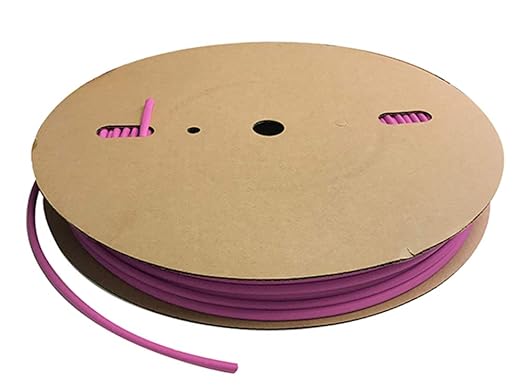Kable Kontrol Heat Shrink Tubing - 3/16” Inch - 250' Ft Long, Purple Polyolefin - 2:1 Industrial Shrink Tube & Cable Sleeve for Electrical Wire Insulation - Rated for 600 V