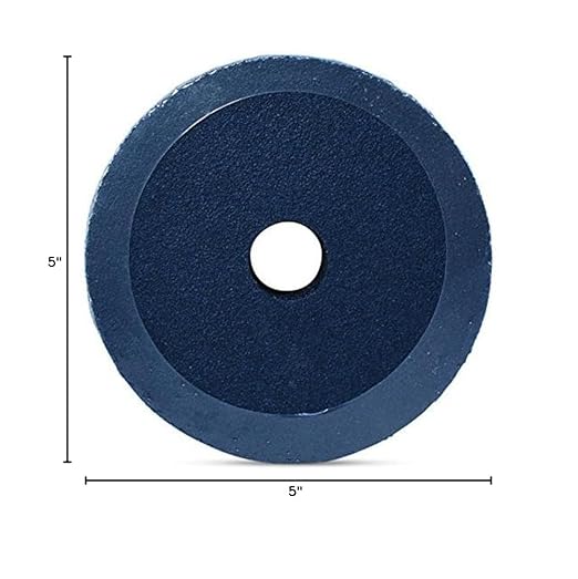 BHA Zirconia Resin Fiber Grinding and Sanding Discs, 5” x 7/8”, 80 Grit - 25 Pack