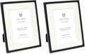 Isaac Jacobs 6x8 Black Metal Rope Border Picture Frame, Horizontal & Vertical by IsaacJacobs