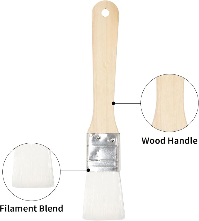 Set of 3 Chip Paint Brushes - Image 2
