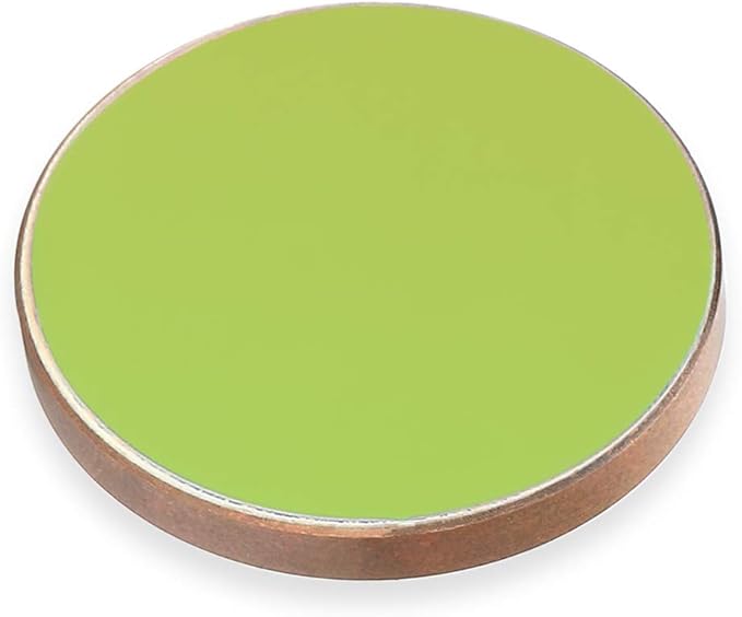 TEN-HIGH Cu Reflective Lens CO2 Laser Lens Laser Mirror Gold-Plated Copper Mirrors, for CO2 Laser Engraving Cutting Machine, Dia 20mm 3PCS