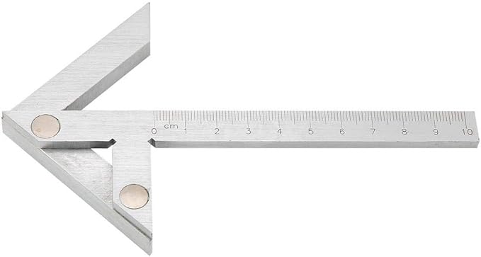 Yosoo Health Gear Pipe Center Finder, Center Finder Tool, Cylinder Center Finding Tool, 100 * 70mm Centering Finder, Framing for Accurately Measure Angles