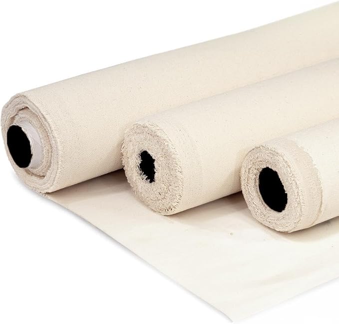Barcelonetta | Canvas Fabric | Cotton Duck | Medium Duty | Natural 7oz | 62'' - Image 2