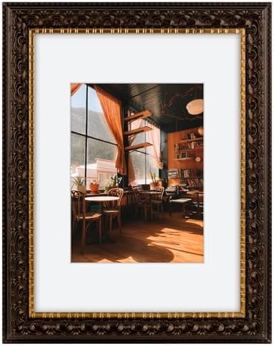 Golden State Art, 9X12 Ornate Finish Photo Frame by GoldenStateArt