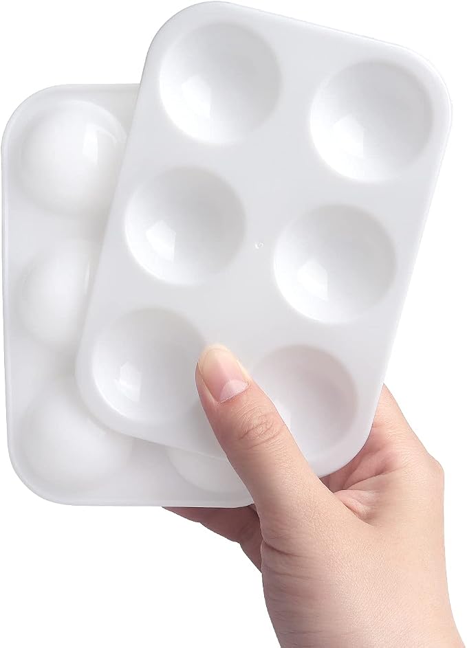 Tamaki 16 PCS Plastic Paint Tray Palettes, DIY Craft and Art Painting by Tamaki