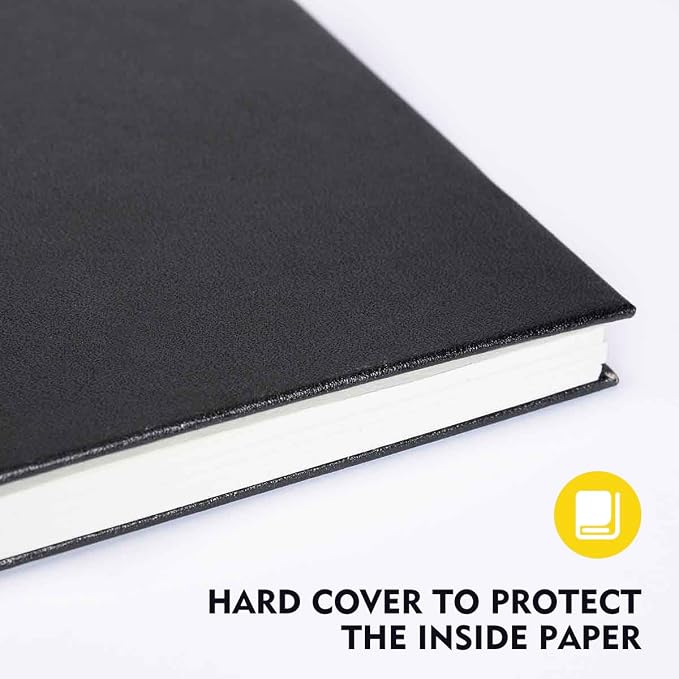 CONDA 9"x12" Double-Sided Hardbound Sketchbook, 60 Sheets, Heavyweight - Image 5