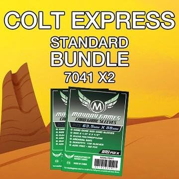 Mayday Games Colt Express Game Accessory- Standard Card Sleeve Bundle by MAYDAYGAMES