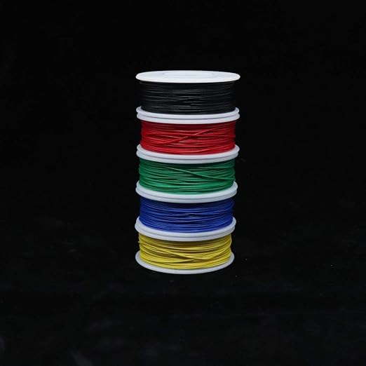 Treedix 5pcs 164ft Copper Hookup Wire Kit Wrapping 30AWG Cable Jumper Wire - Image 9