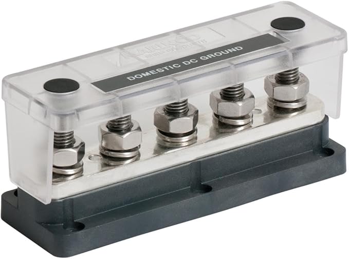 BEP Marinco Power Products 650A 5 Stud Buss Bar grey