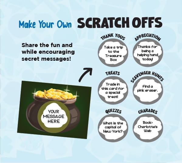 My Scratch Offs 20 Pack St. Patrick's Day Pot O' Gold Make Your Own DIY Scratch - Image 7