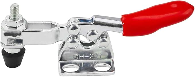 Push Pull Toggle Clamp Hand Tool 198Lbs Holding Capacity Antislip Horizontal Quick Release Heavy Duty Toggle Clamp Tool 6Pcs