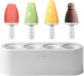 Popsicle Mold Set 4 Pieces Homemade Silicone Popsicle Maker Easy Release Ice by WYOK