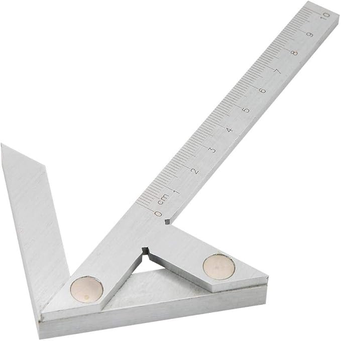 Yosoo Health Gear Pipe Center Finder, Center Finder Tool, Cylinder Center Finding Tool, 100 * 70mm Centering Finder, Framing for Accurately Measure Angles