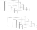 Anglelife 10 Pieces 2 Set Large Display Risers, Acrylic Cake Shelves by Anglelife