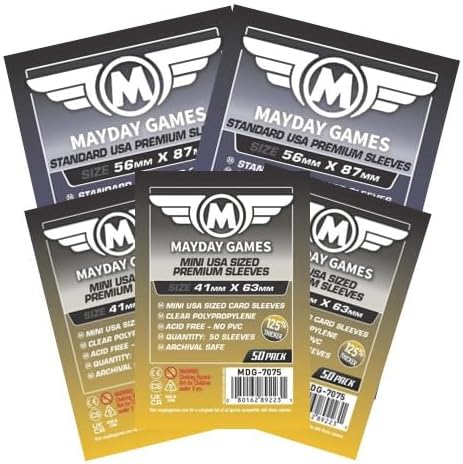 Mayday Games Luthier Compatible Premium Card Sleeve Bundle by MAYDAYGAMES