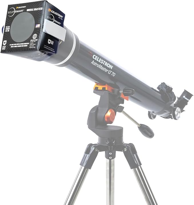 Celestron – EclipSmart Safe Solar Eclipse Telescope and Camera Filter – Meets - Image 3